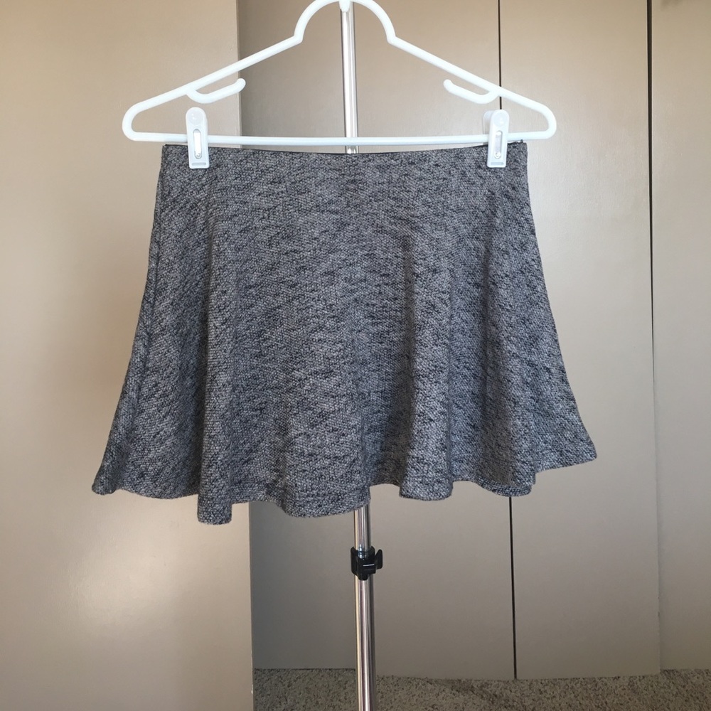 Zara  grey circle mini skirt